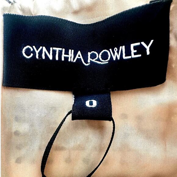 Cynthia Rowley - Mixed Metallic Vegan Leather Skirt - Picture 2 of 10